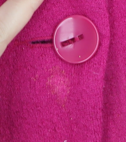 Bianca Women’s Fuchsia Wool Blazer Jacket Size 18 Classic Style