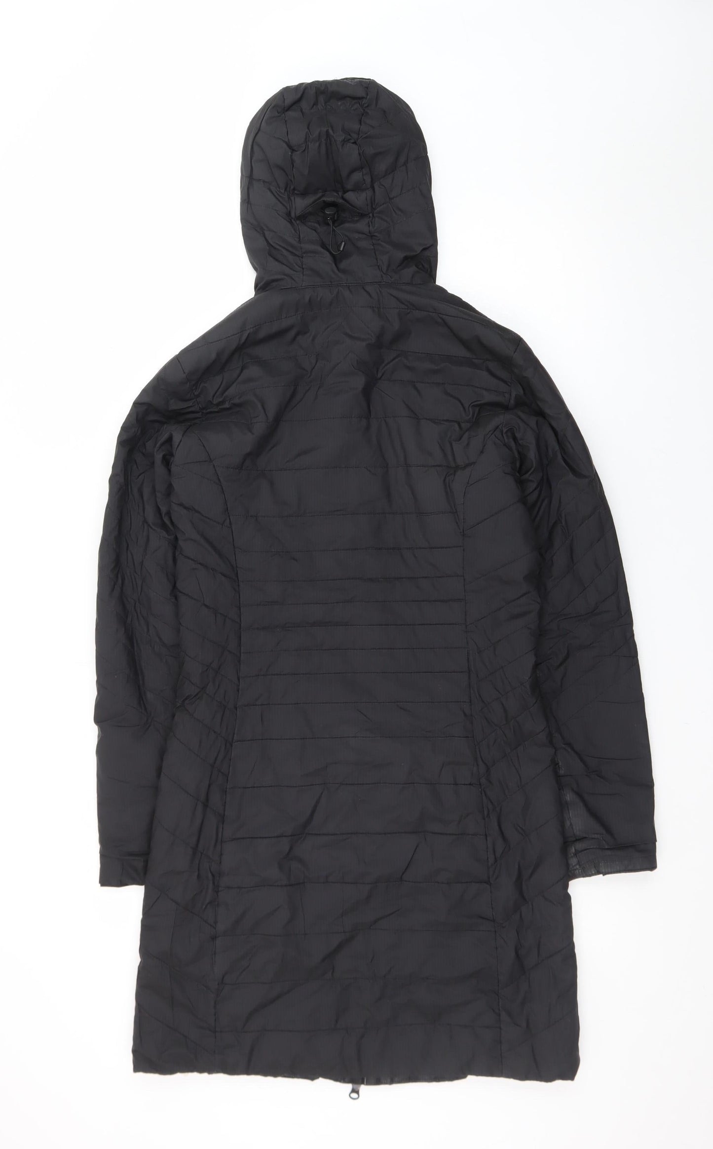 Icebreaker Women’s Black XS Long Hooded Puffer Coat