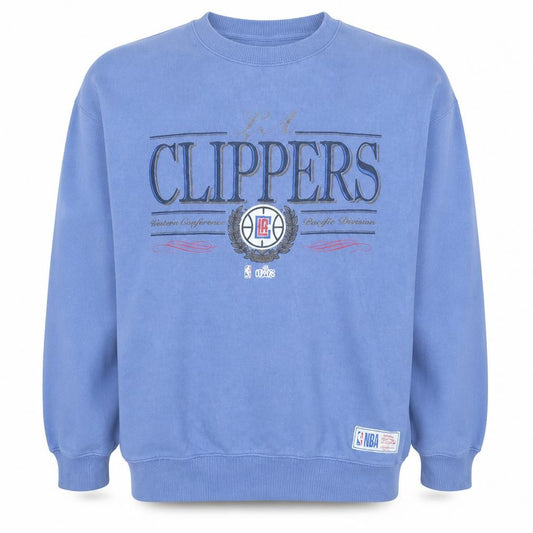 NBA Men’s Blue LA Clippers Cotton Pullover Sweatshirt Size L