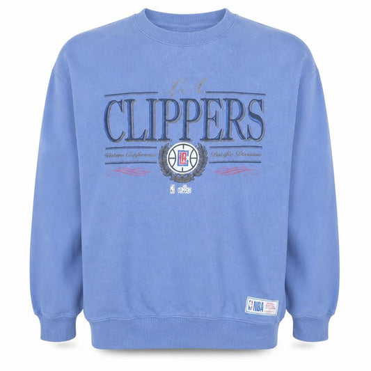NBA Men’s Blue LA Clippers Cotton Pullover Sweatshirt Size L
