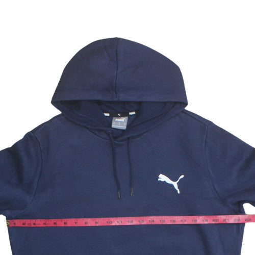 Puma Men's Blue Pullover Hoodie Size L Regular Fit Sportswear