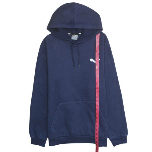 Puma Men's Blue Pullover Hoodie Size L Regular Fit Sportswear