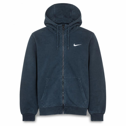 Nike Men's Blue Full Zip Hoodie Size S Fleece Sportswear