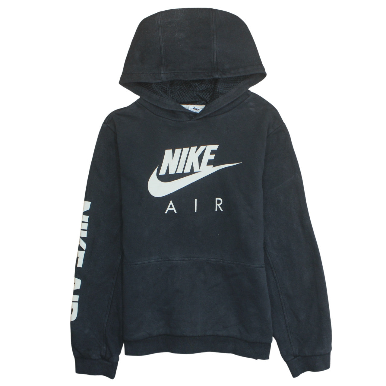 Nike Girls Black XL Hoodie Pullover Sweatshirt Hooded Fleece Lined Casual