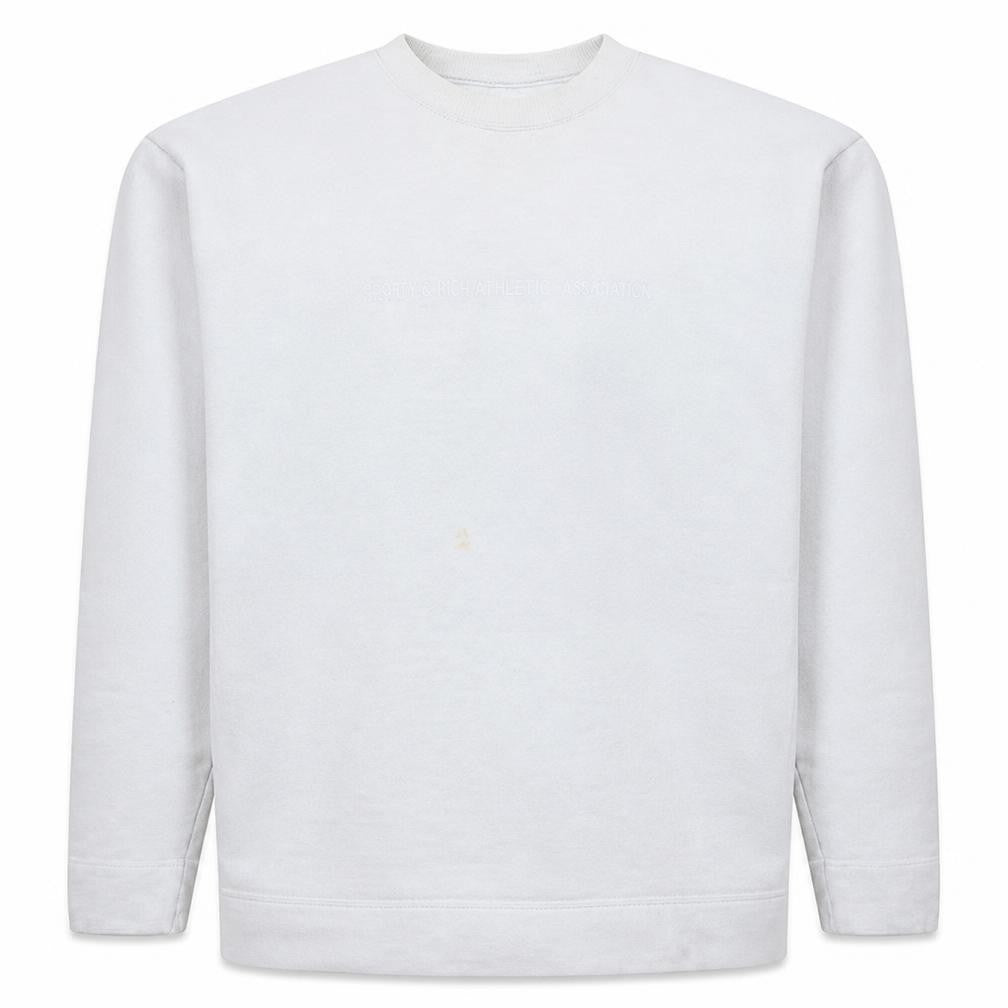 Calvin Klein Jeans Men's Beige XL Pullover Sweatshirt Logo Crew Neck