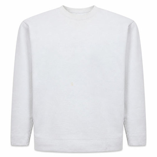 Calvin Klein Jeans Men's Beige XL Pullover Sweatshirt Logo Crew Neck