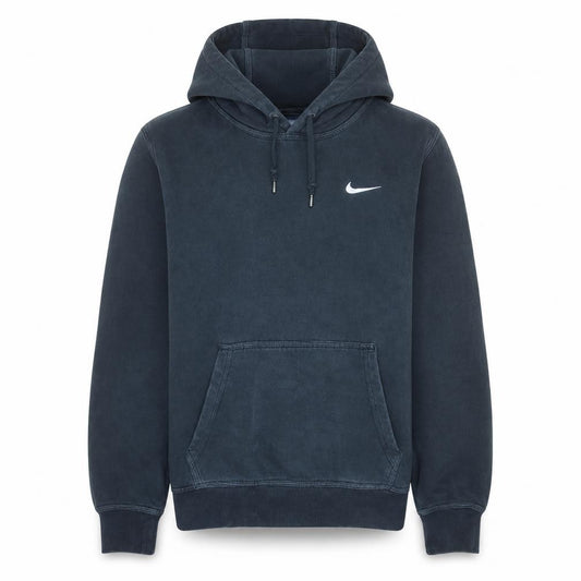 Nike Men's Blue Pullover Hoodie Medium Fleece Sportswear