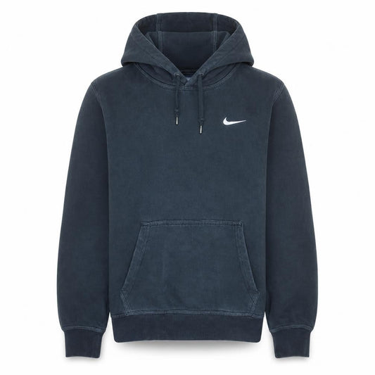 Nike Men's Blue Pullover Hoodie Medium Fleece Sportswear