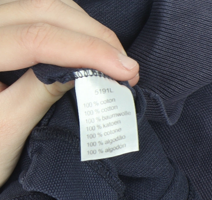 Lacoste Men's Blue Cotton Polo Shirt Size XL Regular Fit