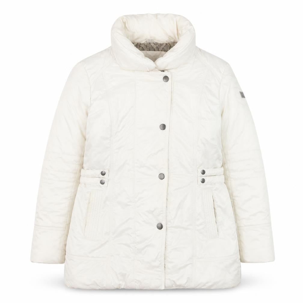 Wega Fashion Women's Ivory Puffer Jacket Size 14 Winter Coat
