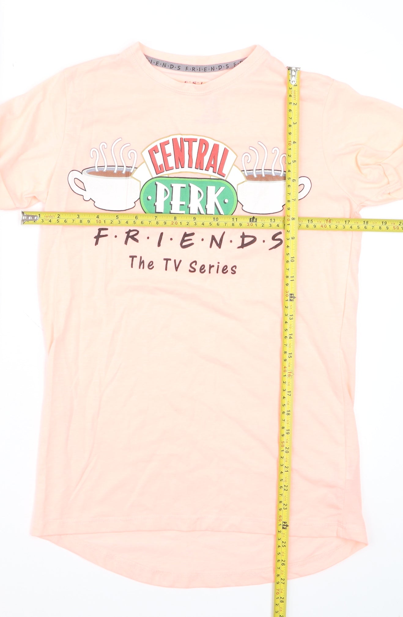 Love To Lounge Friends Central Perk Pink Pyjama Set Women’s Size S 6-8