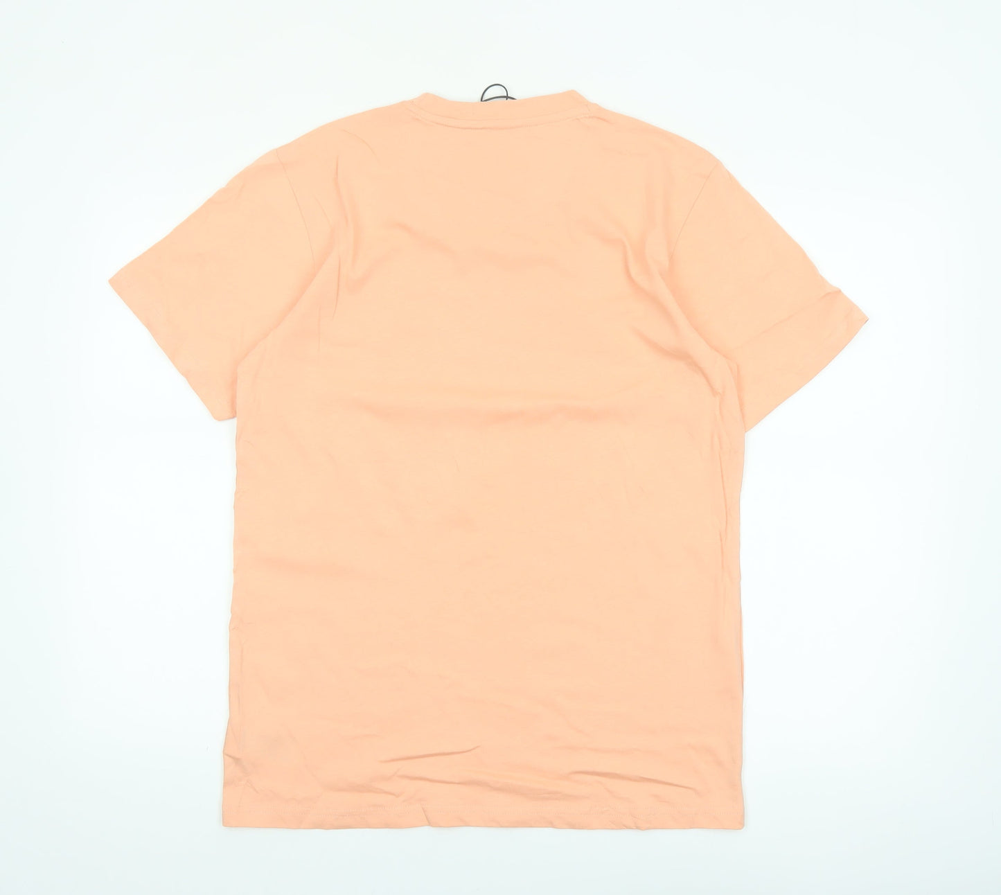 Nautica Women Orange Regular Fit Cotton Short Sleeve T-Shirt UK 10