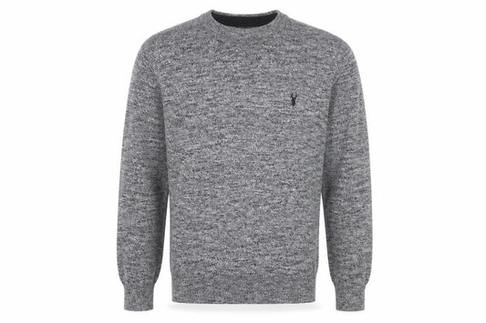 Next Men's Grey Cotton Blend Crew Neck Pullover Jumper XS