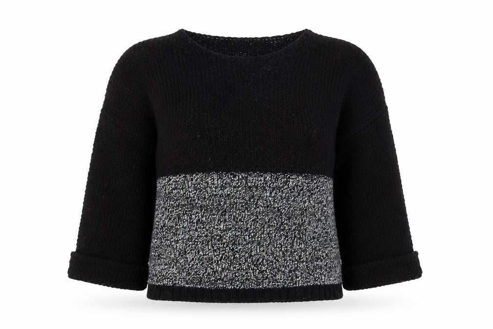 New Look Womens Black Size 14 Chunky Knit Pullover Jumper