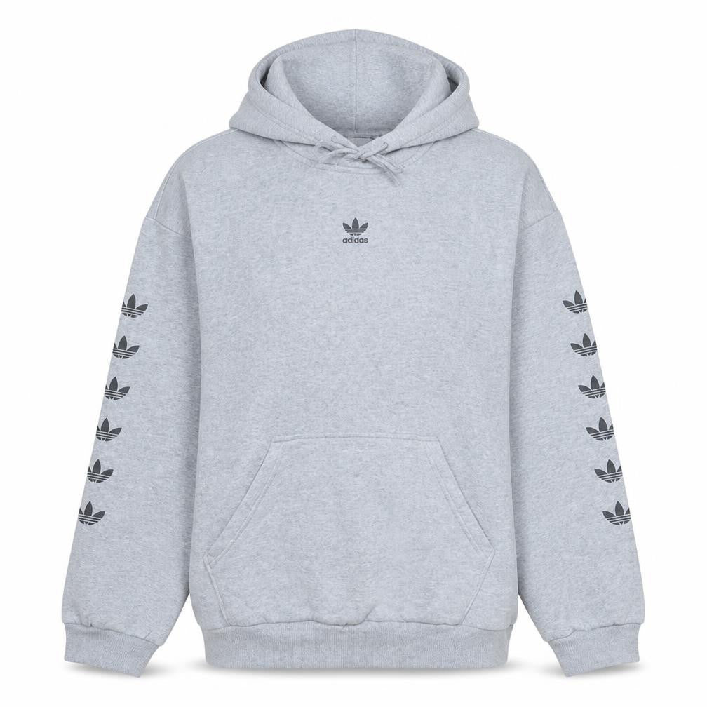 Adidas Women’s Grey Hooded Pullover Sweatshirt Size XS