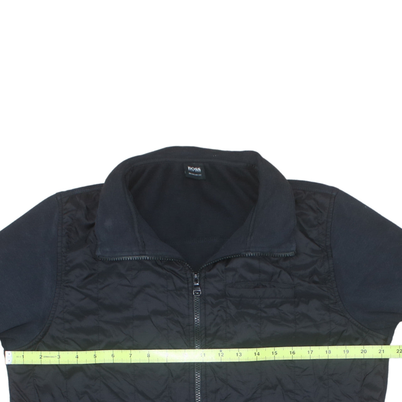 Hugo Boss Men's Black Regular Fit Full Zip Bomber Jacket Size L