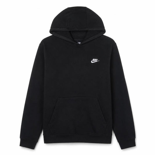 Nike Men's Black L Pullover Fleece Hoodie with Logo