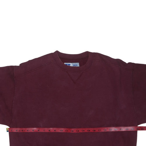 Russell Athletic Men's Red XL Pullover Crew Neck Sweatshirt