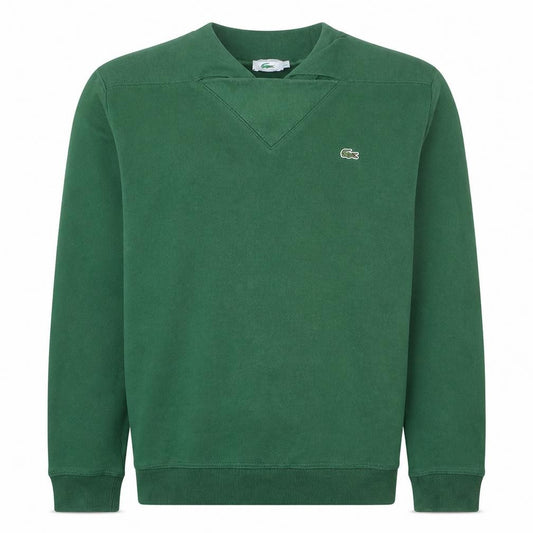 Lacoste Men's Green Pullover Sweatshirt M Logo Classic Style