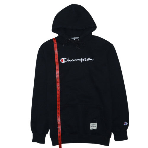 Champion Men's Black 2XL Pullover Hoodie Embroidered Logo