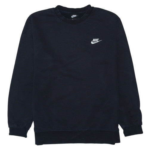 Nike Mens Black Regular Fit Crew Neck Pullover Sweatshirt M