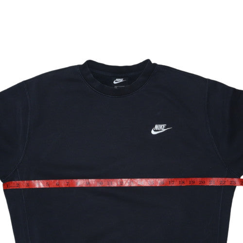 Nike Mens Black Regular Fit Crew Neck Pullover Sweatshirt M