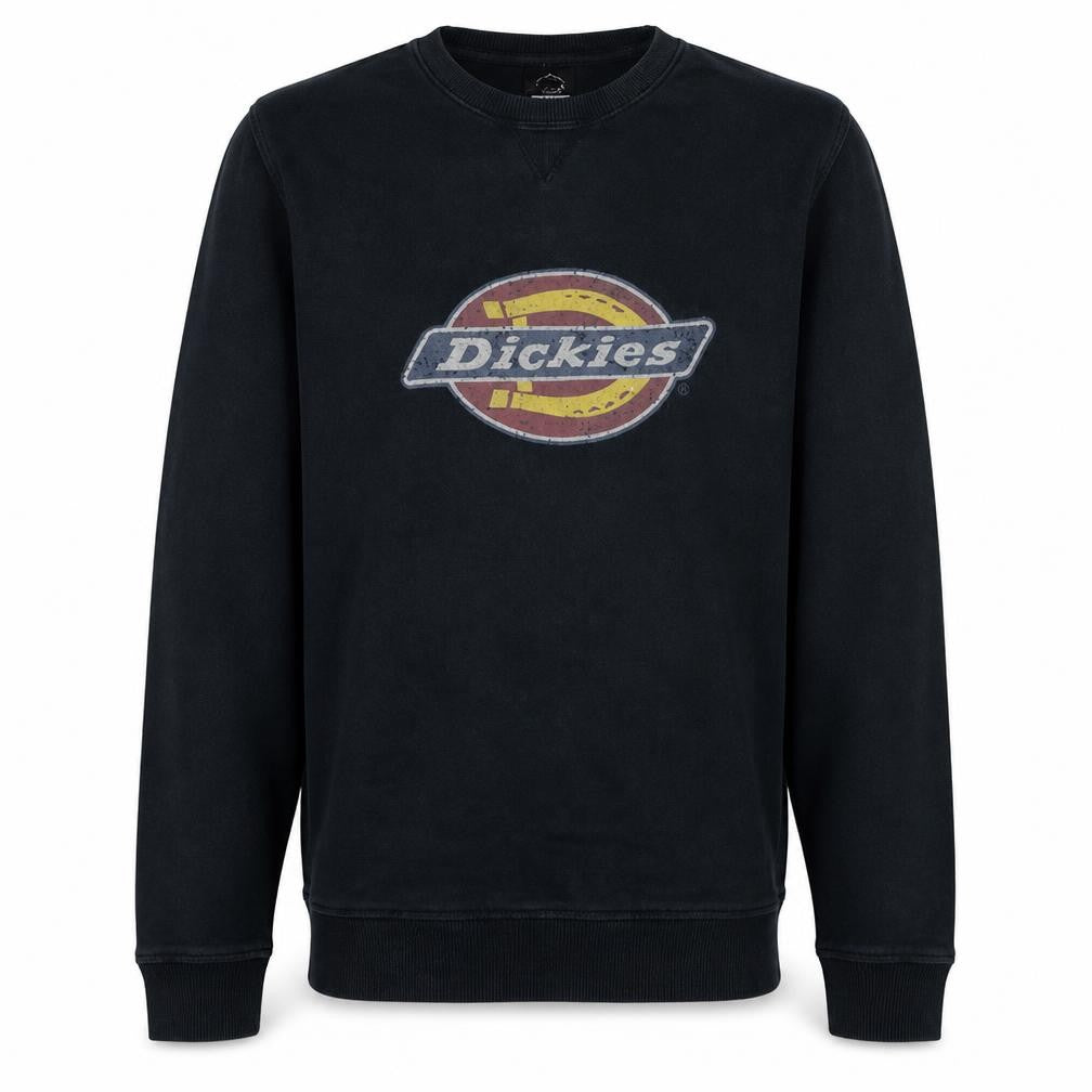 Dickies Men’s Blue XL Pullover Sweatshirt Crew Neck Logo Print