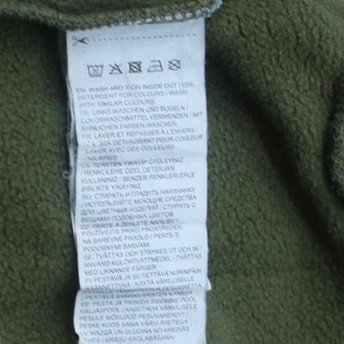 Puma Men’s Green XL Crew Neck Pullover Logo Sweatshirt