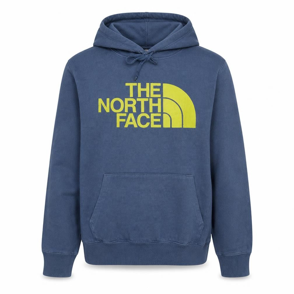 The North Face Mens Blue Logo Pullover Hoodie Size L