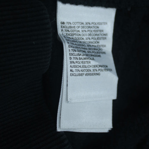The North Face Mens Black M Crew Neck Sweatshirt Fleece Cotton Blend