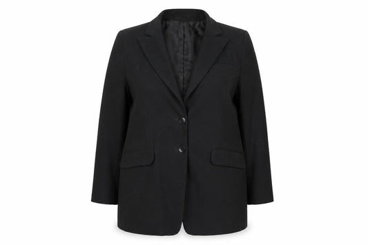 St. Bernard Classics Collection Women's Black Size 14 Blazer Coat
