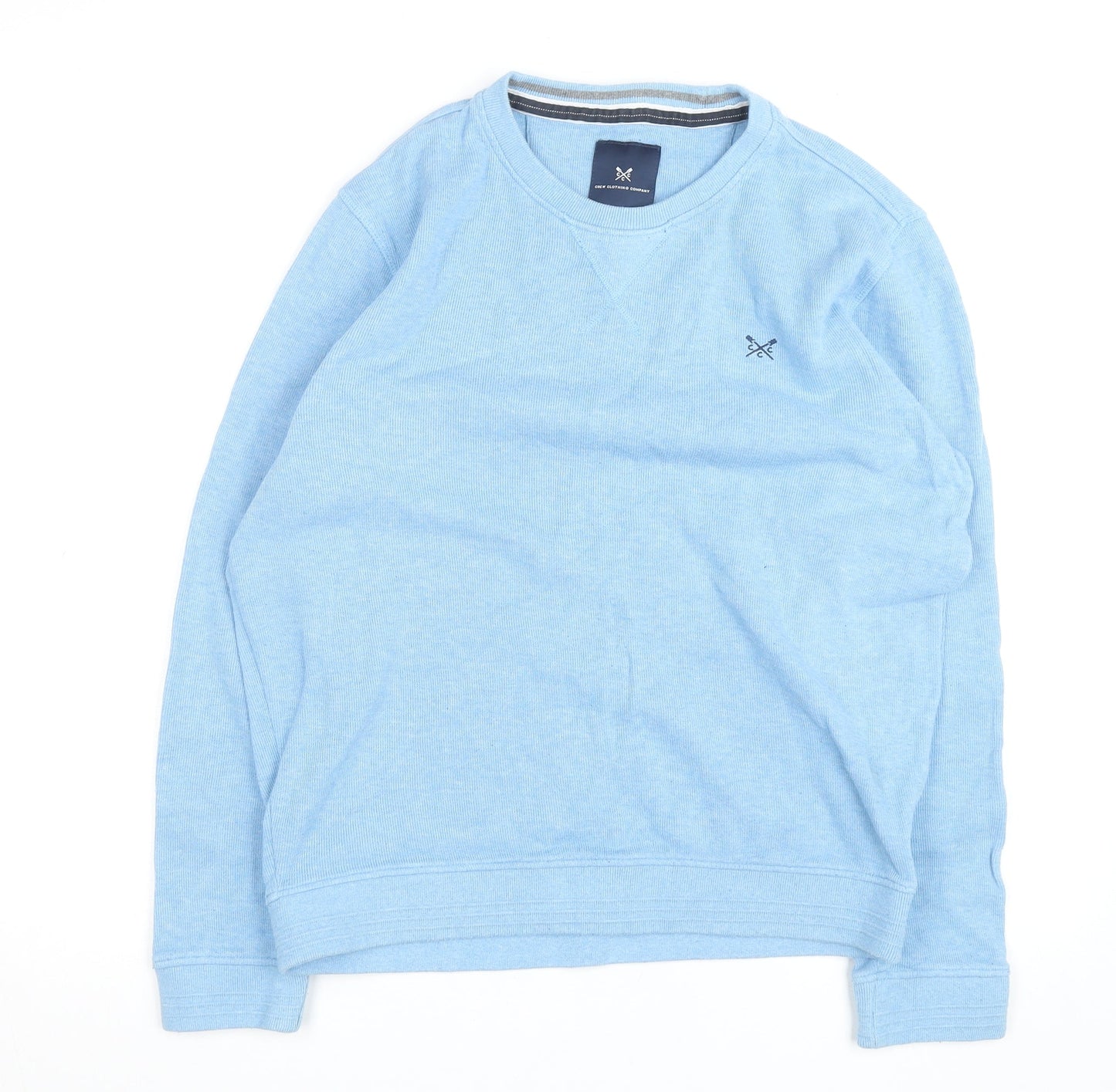 Crew Clothing Company Men's Blue M Pullover Cotton Jumper