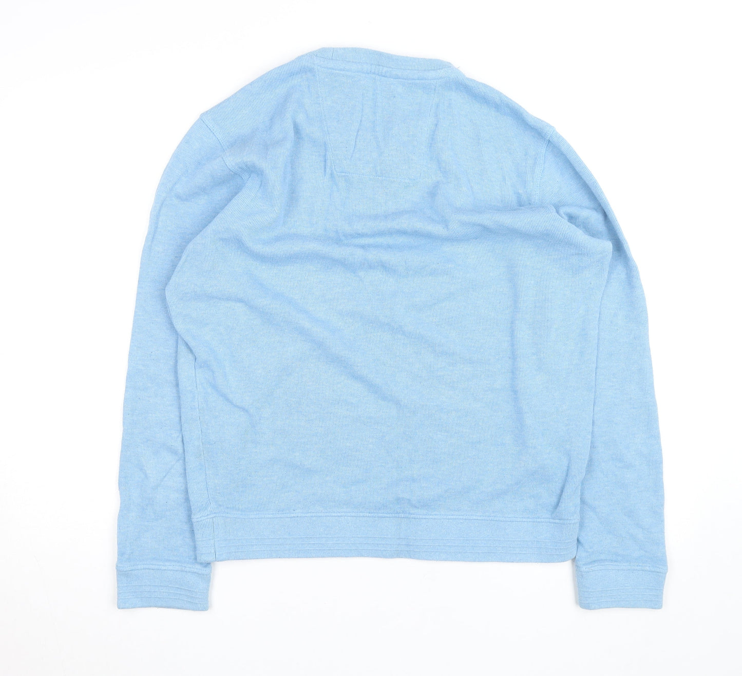 Crew Clothing Company Men's Blue M Pullover Cotton Jumper