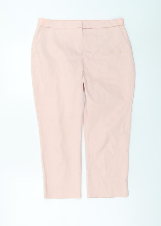 Dunnes Women’s Pink Chino Trousers Size 10 Regular