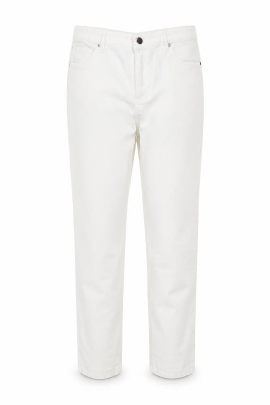 Gallery Women White Size 14 Straight Stretch Jeans
