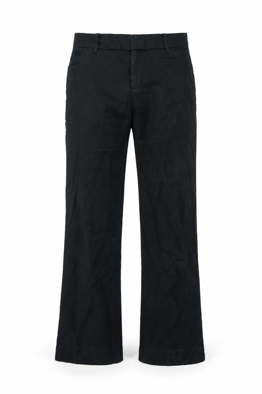 Gap Women's Black Chino Trousers Size 10 Slim Straight Leg