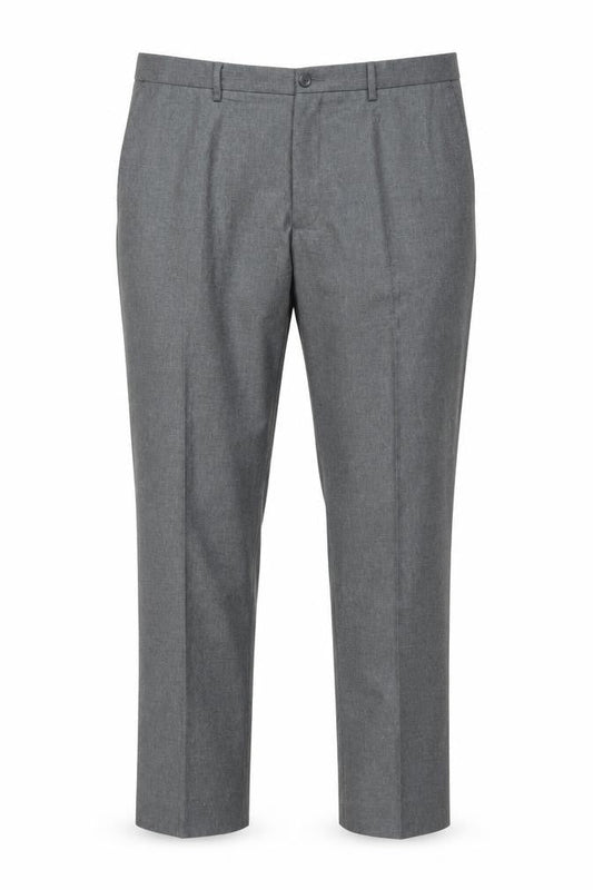 Marks & Spencer Men’s Grey 38W 31L Regular Fit Dress Trousers