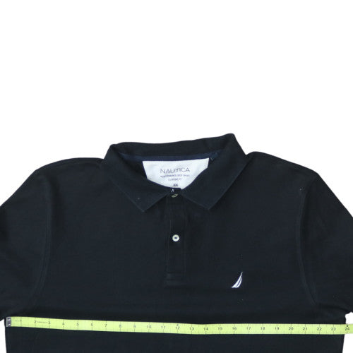 Nautica Men's Black Classic Fit Polo Shirt XXL Cotton Blend