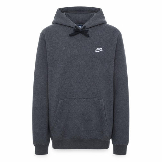 Nike Men's Grey Pullover Hoodie L Warm Fleece Regular Fit