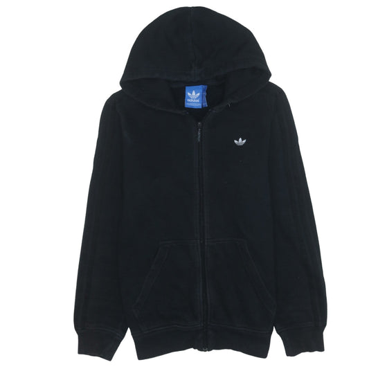 Adidas Men's Black Full Zip Hoodie Medium Regular Fit
