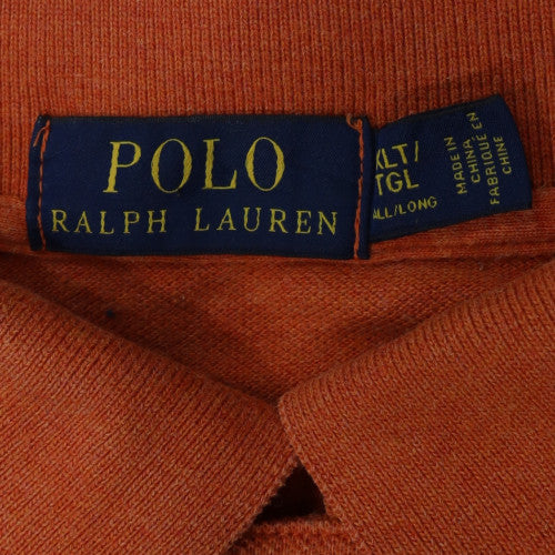 Ralph Lauren Men's Orange Cotton Short Sleeve Polo Shirt XL