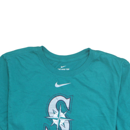Nike Men's Teal XL Crew Neck Graphic Sports T-Shirt