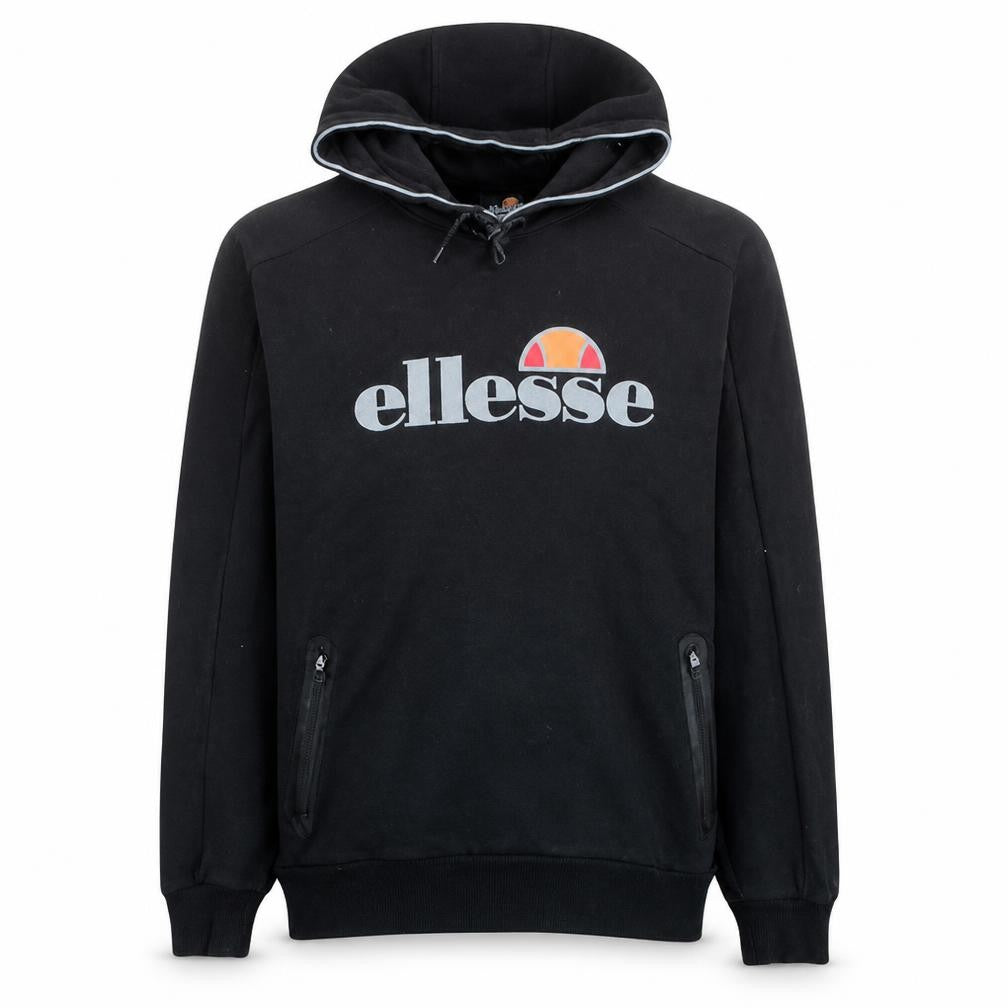 Ellesse Men's Black XL Pullover Hoodie Graphic Logo Sportswear