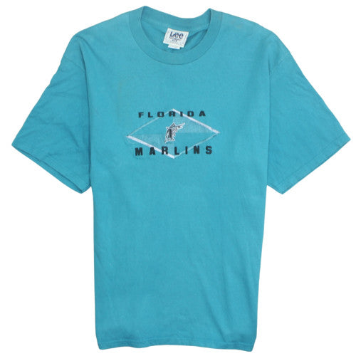 Lee Sport Men's Blue Florida Marlins Classic Cotton T-Shirt XL
