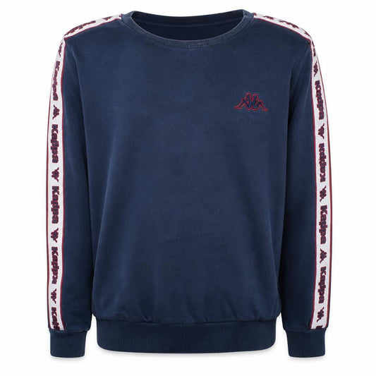 Kappa Men's Blue XL Pullover Sweatshirt Sports Logo Crew Neck