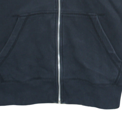 Nike Men's Black Full Zip Hoodie XL Fleece Cotton Blend Athletic Dept