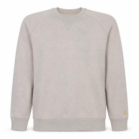 Carhartt Men's Beige Crew Neck Pullover Sweatshirt L