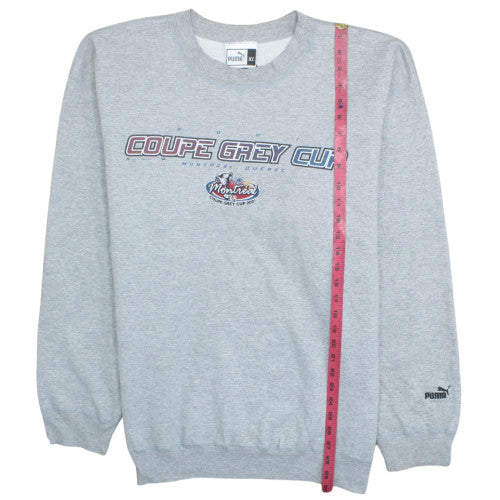Puma Men's Grey Coupe Grey Cup Montreal 2001 XL Sweatshirt