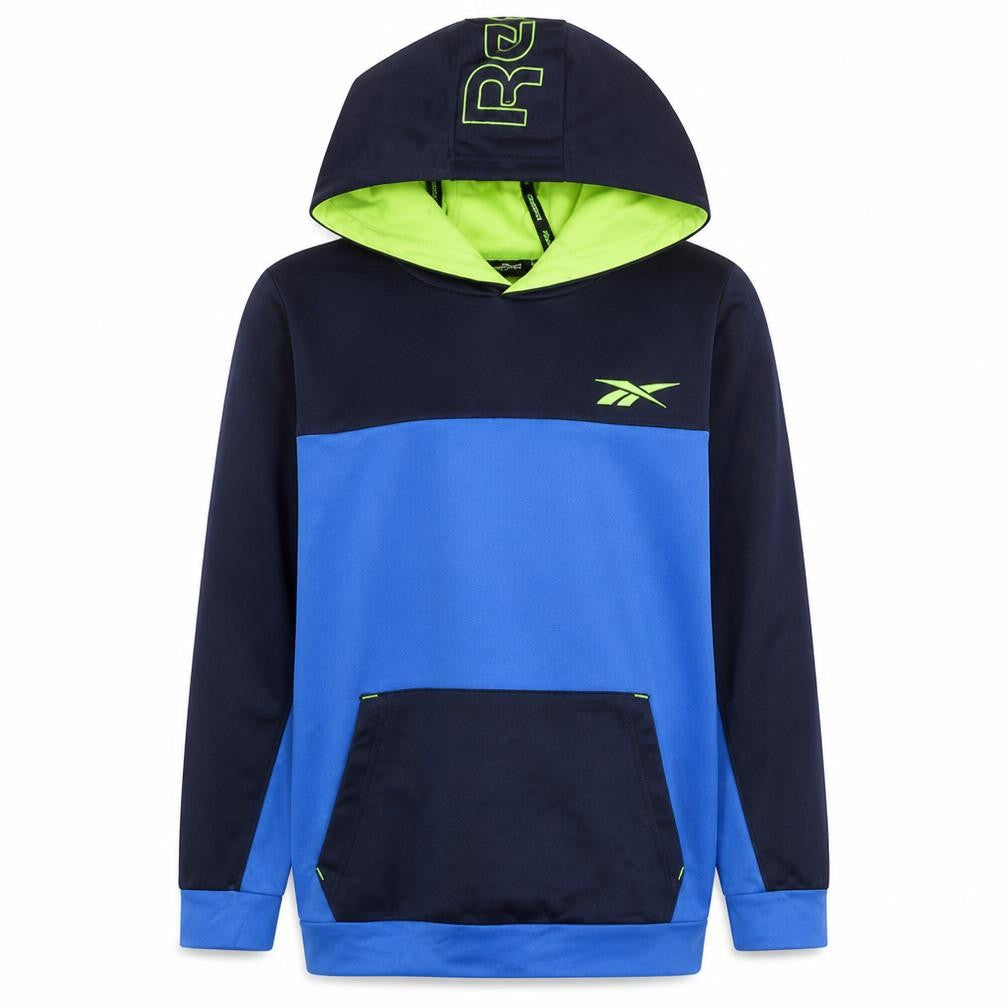 Reebok Boys Blue Navy Pullover Hoodie 15-16 Years Athletic Style