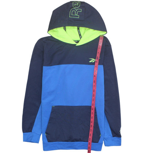 Reebok Boys Blue Navy Pullover Hoodie 15-16 Years Athletic Style